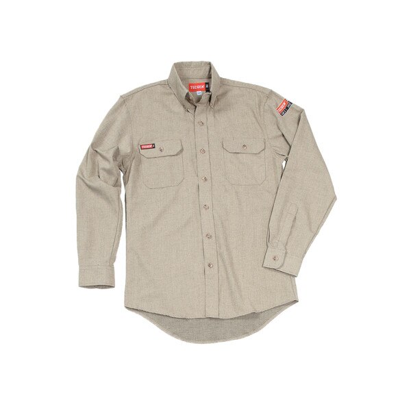 TECGEN Select FR Work Shirt in Tan